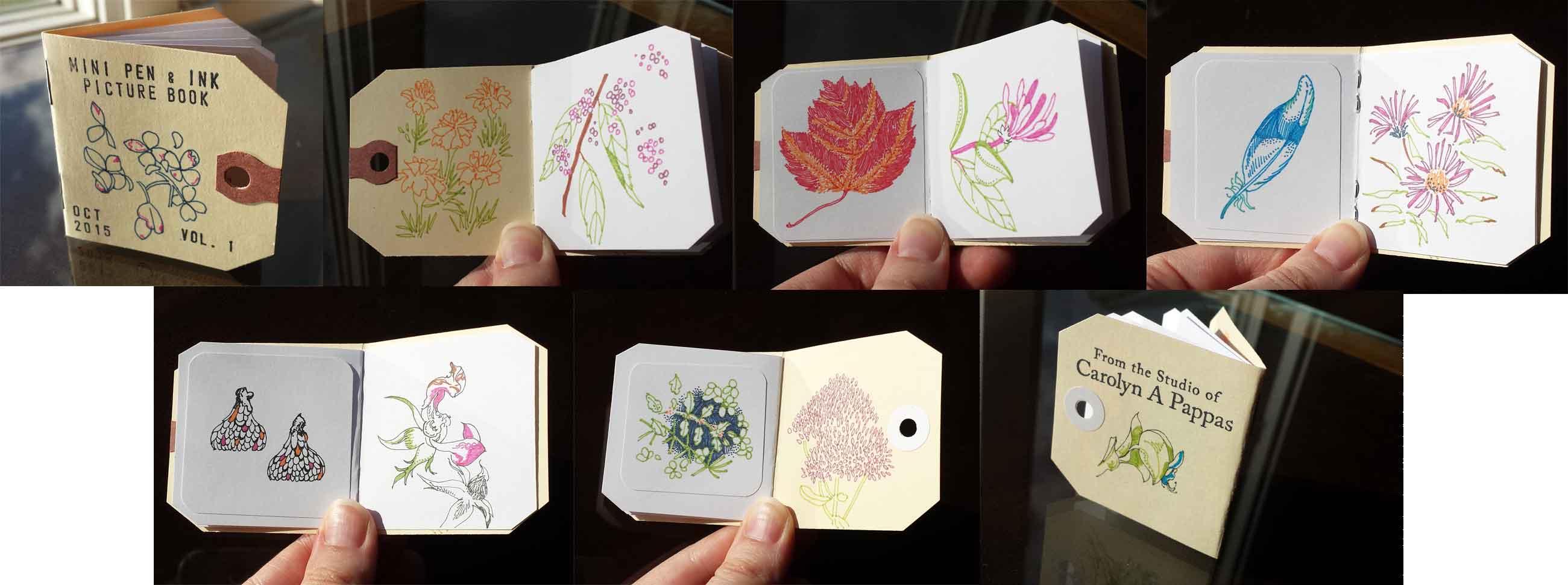 Mini Pen and Ink Book by Carolyn A Pappas