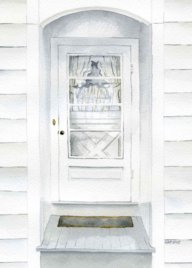 Front Door watercolor