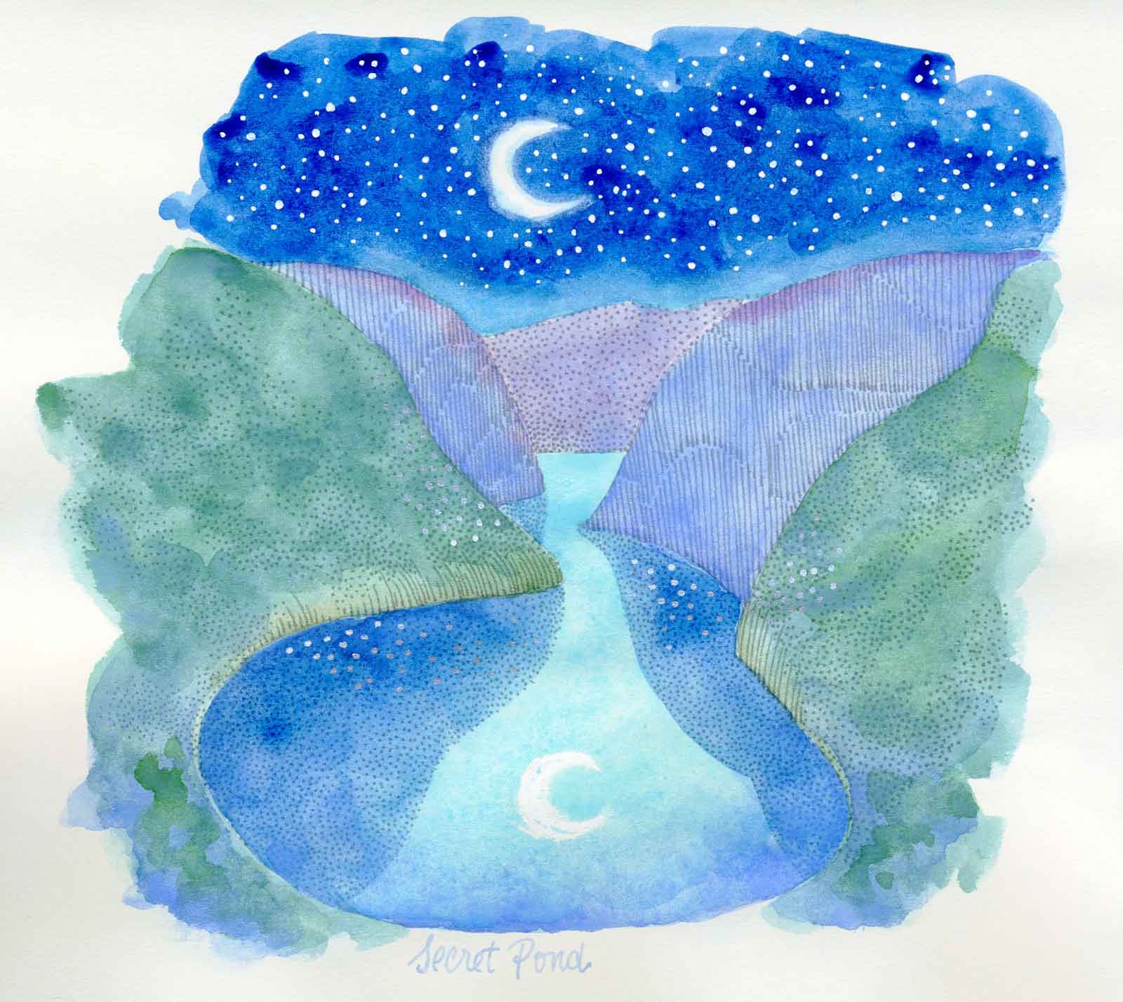 imaginary landscape painting