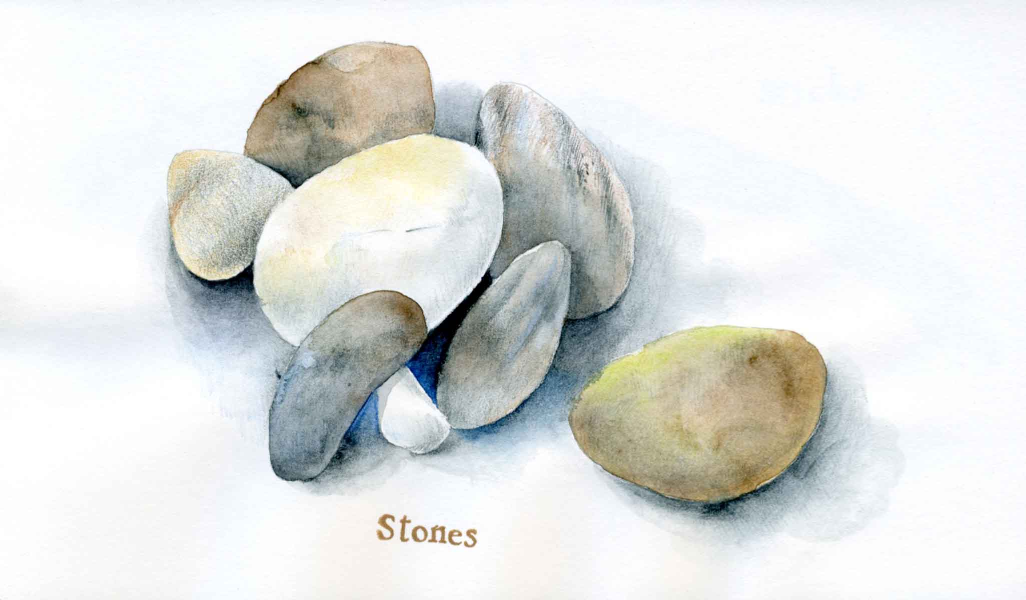 stones drawing